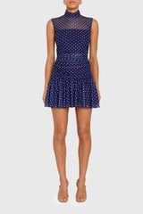 Rumi Sleeveless Dress in Polka Dot