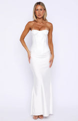 Forever Starts Now Maxi Skirt Off White