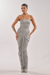 CLASSIC CHIC STRAPLESS MAXI DRESS