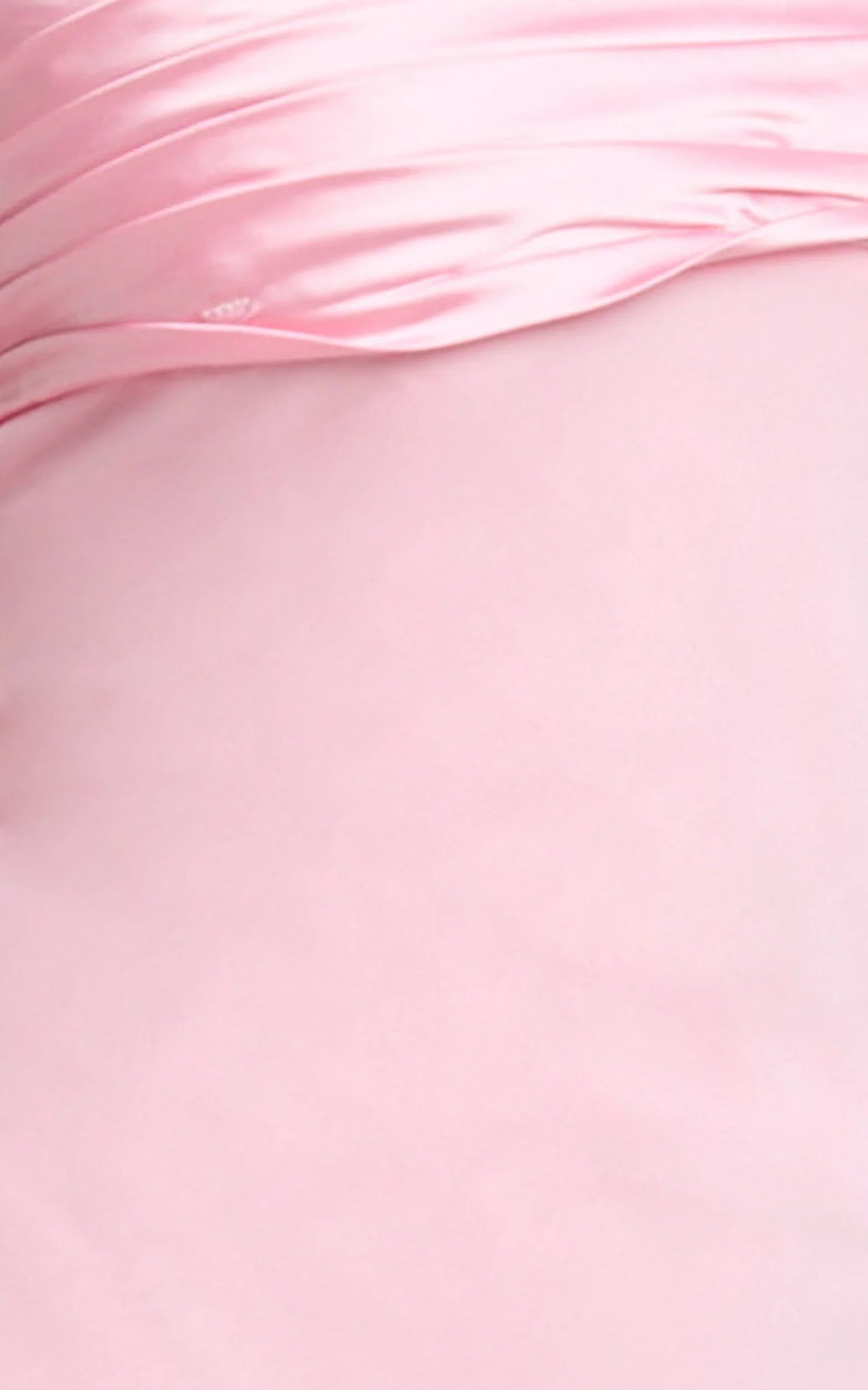 Sonya Maxi Dress - Cowl Neck Asymmetric Fit And Flare Dress in Pink