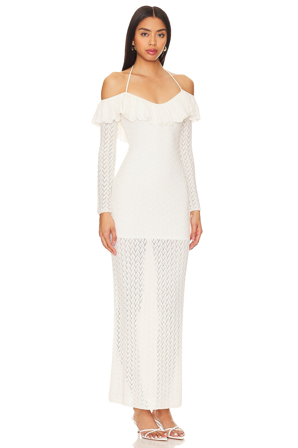 Lexie Ruffle Maxi Dress