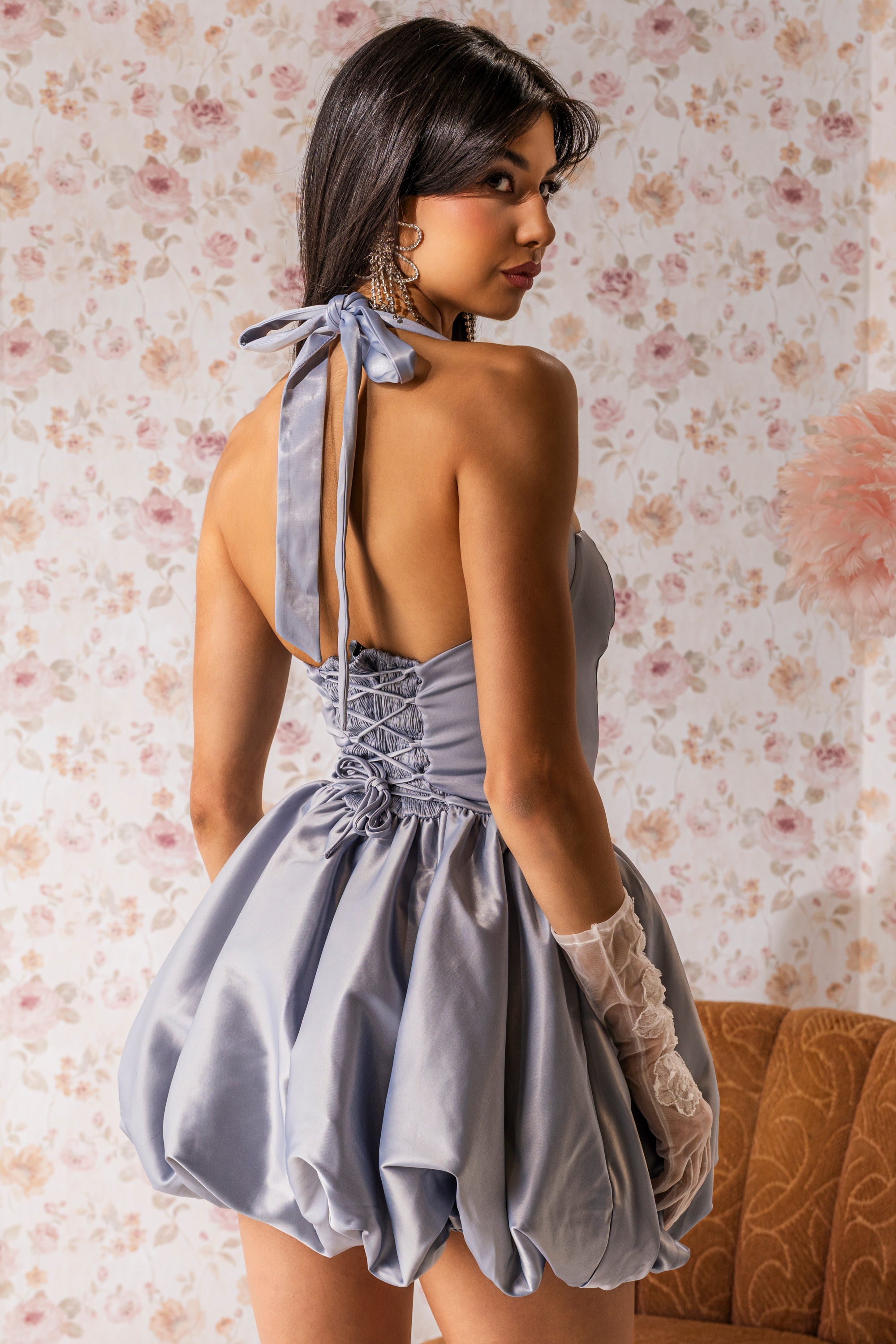 BLUE CRUSH MINI DRESS