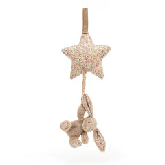 Jellycat Musical Pull Bunny Blossom Bea Beige 28cm