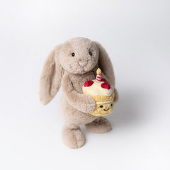 Jellycat Bashful Beige Birthday Bunny 31cm
