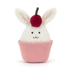 Jellycat Dainty Dessert Bunny Cupcake 14cm
