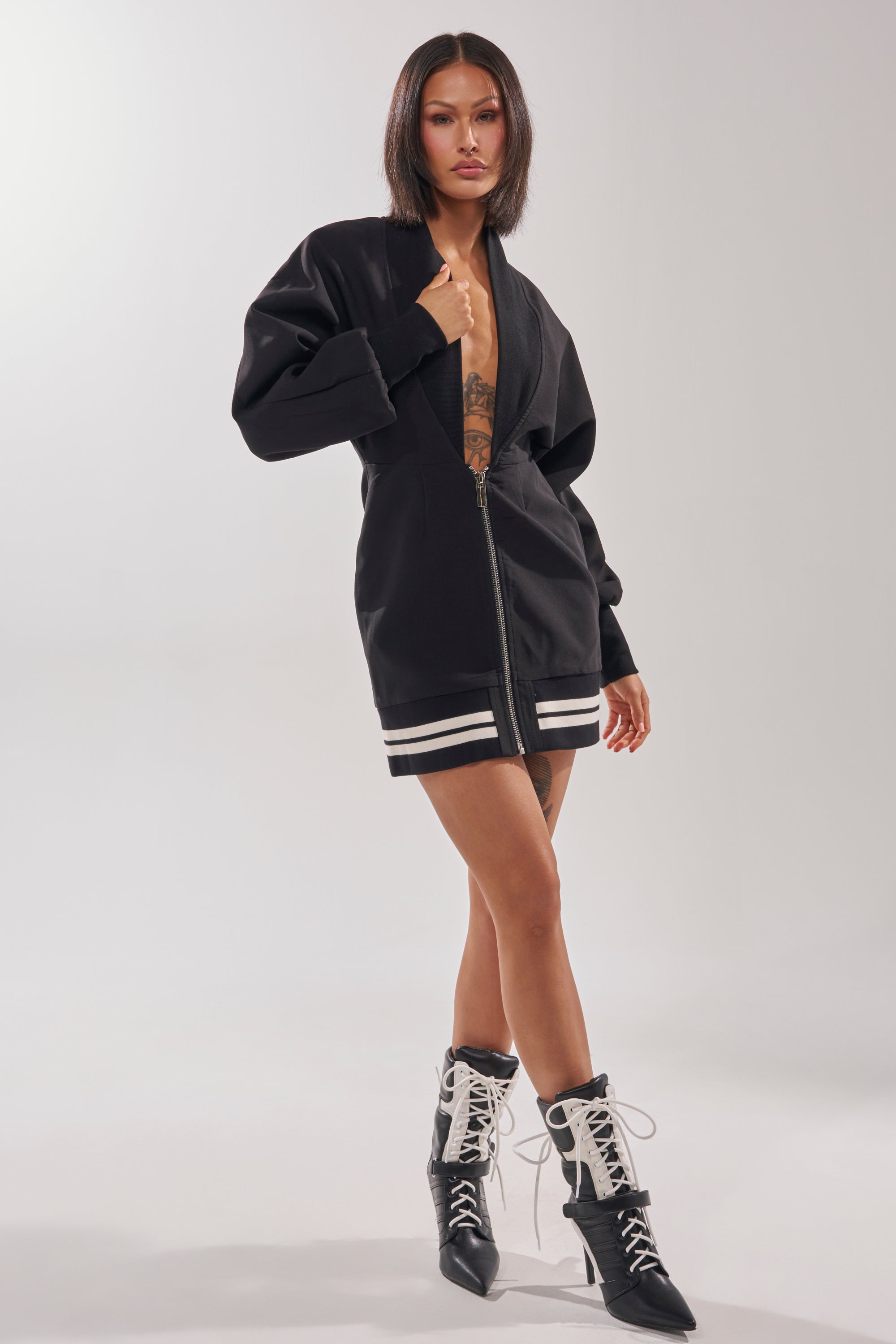 FAST LANE MINI DRESS