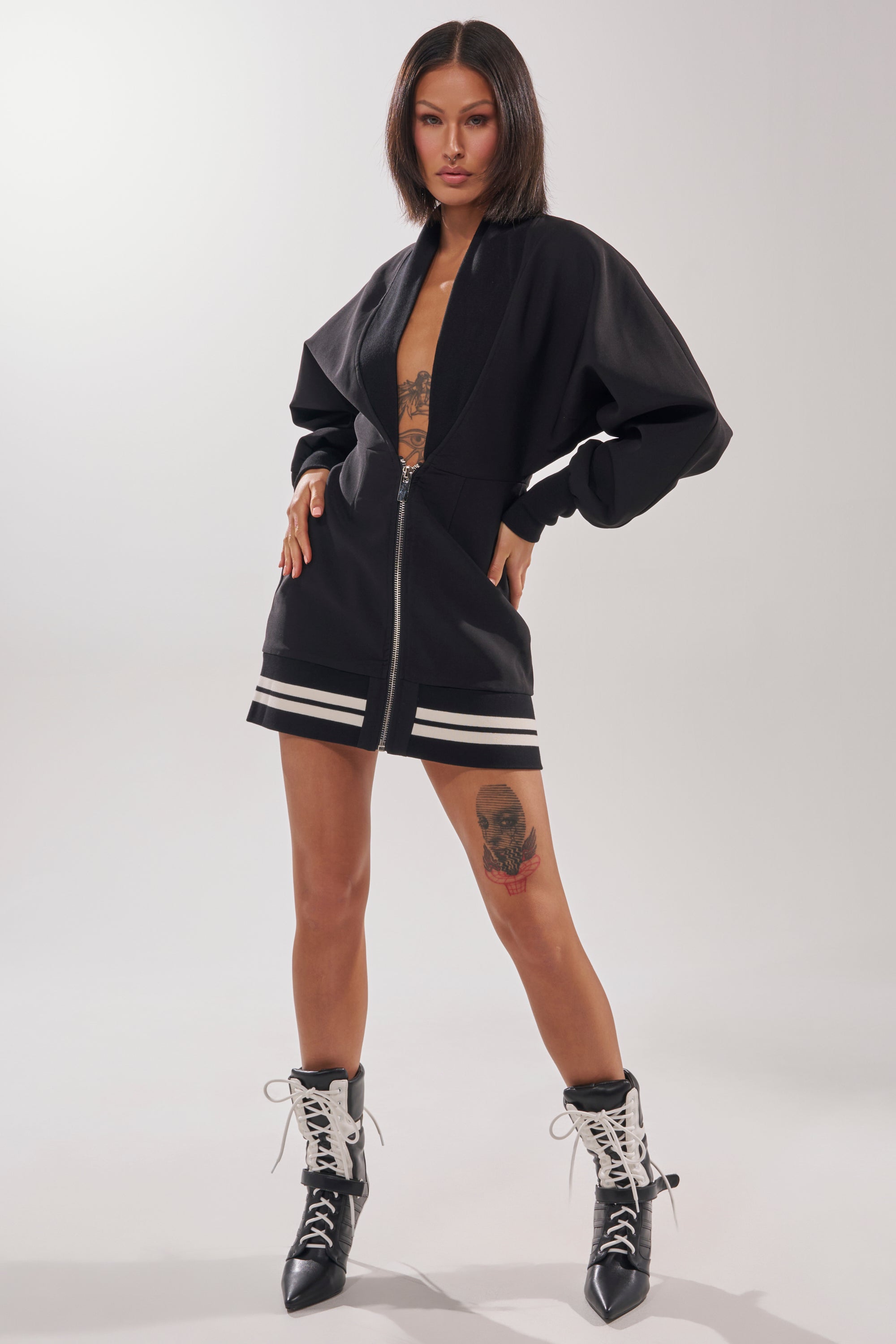 FAST LANE MINI DRESS