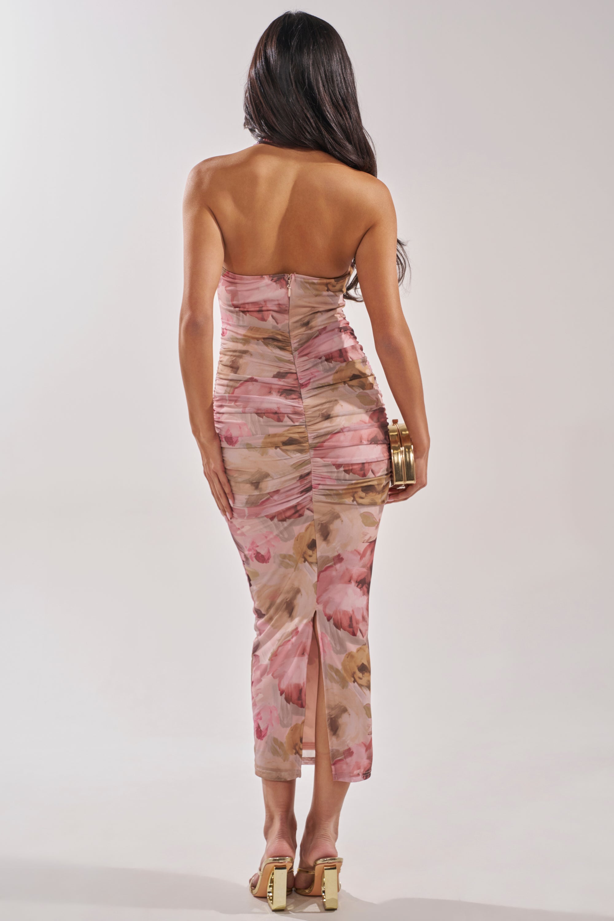 I DON'T CHASE FLORAL MAXI DRESS